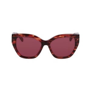 Longchamp Braune Acetat-Sonnenbrille