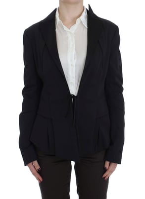 Maßgeschneiderter Blazer mit langen Ärmeln und Bindegürtel