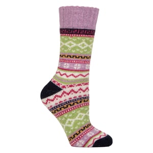 Damen Wandersocken aus Wollmischung mit gepolstertem Schaft