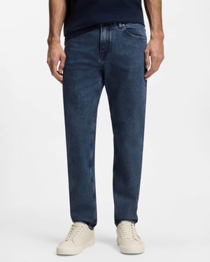 Maine Regular-Fit Jeans in Mittelblau