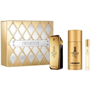 Rabanne 1 Million Geschenkset 100ml EDT Spray - EDT 10ml - Deodorant Spray 150ml