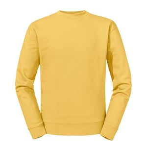 Russell - Sweatshirt für Herren angesetzte Ärmel (Senfgelb)