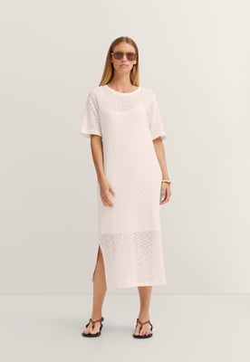 Bugatti Damen Sommerkleid mit Struktur aus Baumwollmix