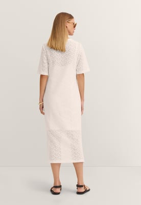 Bugatti Damen Sommerkleid mit Struktur aus Baumwollmix