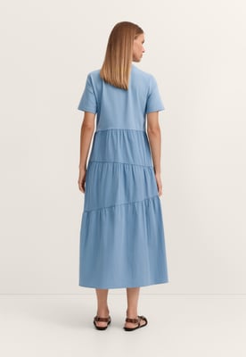 Bugatti Damen Sommerkleid mit asymmetrischen Raffungen