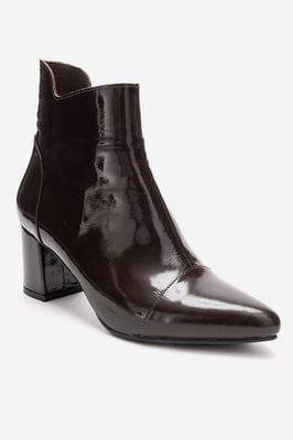 Gael Leder Blockabsatz Stiefel