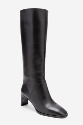Taly Leder Blockabsatz Kniehoher Stiefel (Damen)