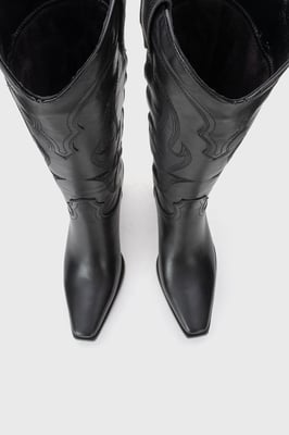 Pietro Leder-Western-Kniestiefel