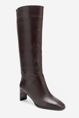 Taly Leder Blockabsatz Kniehoher Stiefel (Damen)