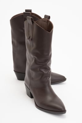 Teodora Leder Blockabsatz Stiefel (Damen)