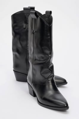 Teodora Leder Blockabsatz Stiefel (Damen)