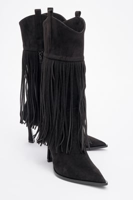 Gueras Fransen Spitzer Zeh Stiefel (Damen)