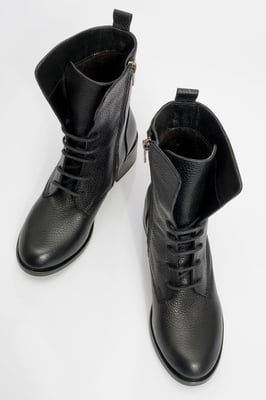 Lana Leder Blockabsatz Stiefel