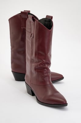 Teodora Leder Blockabsatz Stiefel (Damen)
