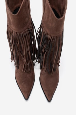 Gueras Fransen Spitzer Zeh Stiefel (Damen)