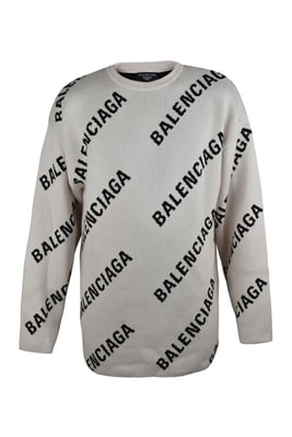 Balenciaga Pullover Weiß
