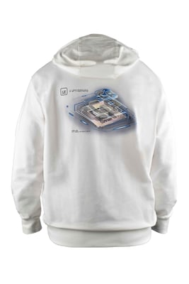 C.P. Company Sweatshirt Hoodie Weiß