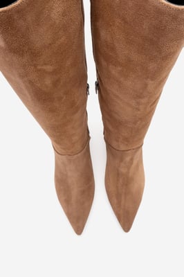 Merla Leder Blockabsatz Stiefel (Damen)