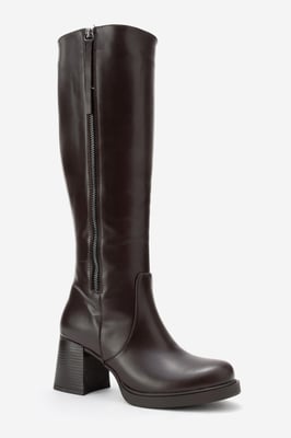 Lensa Leder Blockabsatz Stiefel (Damen)
