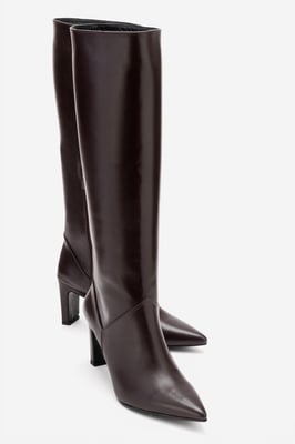 Merla Leder Blockabsatz Stiefel (Damen)