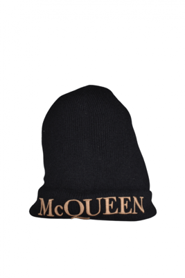 Alexander McQueen Mütze Schwarz