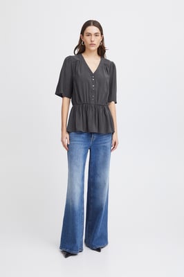 Kurzarm-Bluse IHCINOMA Kurzarm-Bluse Regular fit
