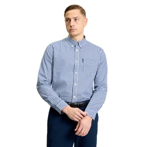 Ben Sherman - "Signature" Hemd für Herren, Langärmlig (Dunkelblau)