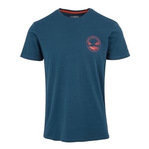 Regatta - "Breezed V" T-Shirt Rückseitiger Aufdruck für Herren (Dunkel-Jeansblau)