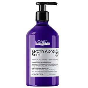 L'Oréal Professionnel Keratin Alpha Sleek Anti-Frizz Glättendes Shampoo 500ml