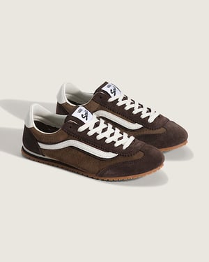 Vans Super Lowpro Wildleder Damen Braune Sneakers