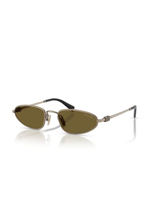 Miu Miu Sonnenbrille Braun/Gold