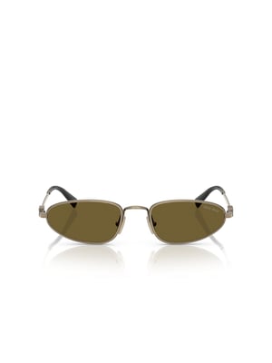 Miu Miu Sonnenbrille Braun/Gold