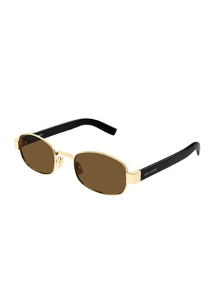 Saint Laurent Sonnenbrille Gold/Braun