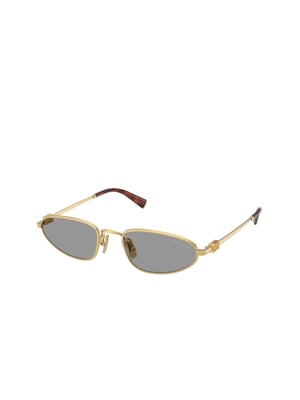 Miu Miu Sonnenbrille Grau/Gold