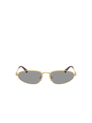 Miu Miu Sonnenbrille Grau/Gold
