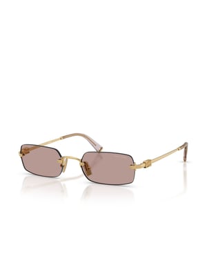 Miu Miu Sonnenbrille Violett/Gold