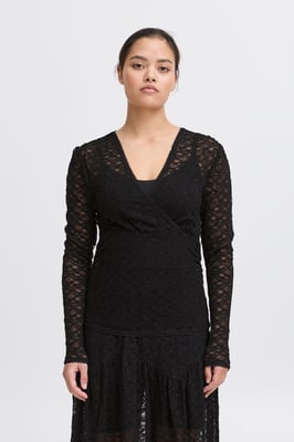 Langarm-Bluse IXLACEY Langarm-Bluse Slim fit