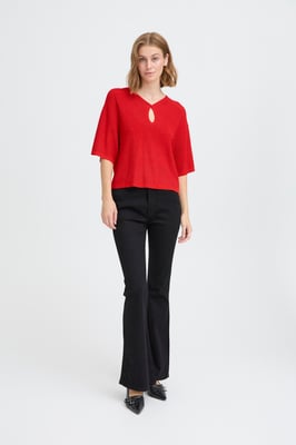 Kurzarm-Bluse IHCODY Loose fit