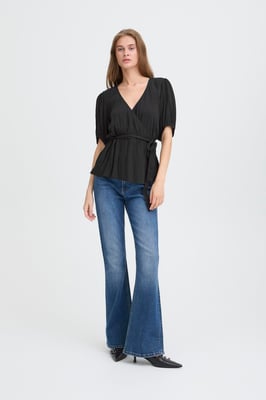 Kurzarm-Bluse IHTAMIA Kurzarm-Bluse Regular fit