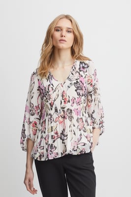 Kurzarm-Bluse IHELLY Kurzarm-Bluse Loose fit
