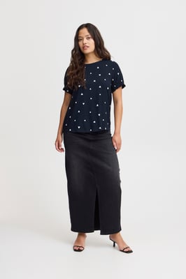 Kurzarm-Bluse IHVERA Kurzarm-Bluse Regular fit
