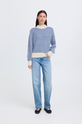 Langarm IHKAMARA Strickpullover Loose fit