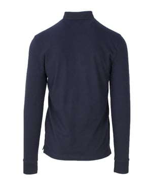 Armani Exchange Blaues Baumwoll-Polohemd