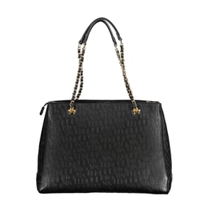 Mario Valentino Schwarze Polyethylen-Handtasche