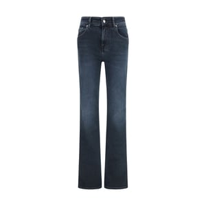 Haikure Blaue Baumwoll-Ärmeljeans
