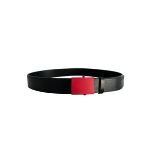 Borbonese Schwarzer Leder Herren Gürtel