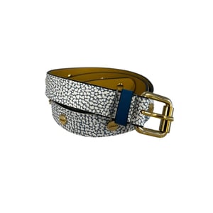 Borbonese Blauer Polyvinyl Damen-Gürtel