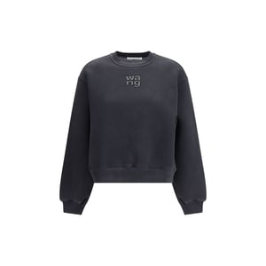 Alexander Wang Schwarzes Baumwoll-Sweatshirt