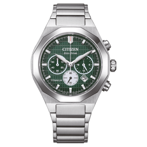 Citizen Zenshin Senkei Silber Herren Armbanduhr CA4691-59X