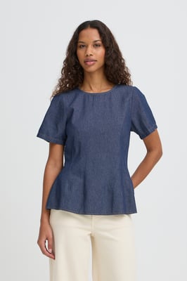 Jeanshemd IHTULLE Jeanshemd Tight fit